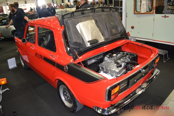 Simca 1000 1961-1978 (1977 Rallye 2 sedan 4d),  left rear view