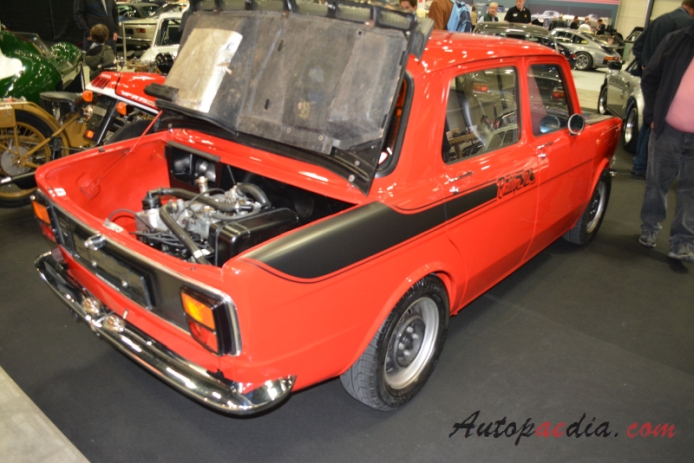 Simca 1000 1961-1978 (1977 Rallye 2 sedan 4d), right rear view