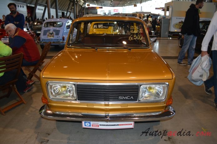 Simca 1000 1961-1978 (1978 1006 GLS sedan 4d), front view