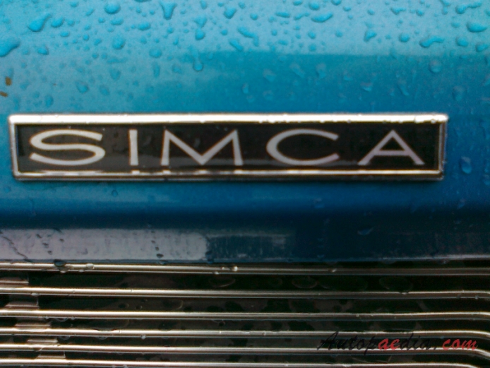 Simca 1100 1967-1985 (GLS Break 5d), front emblem  
