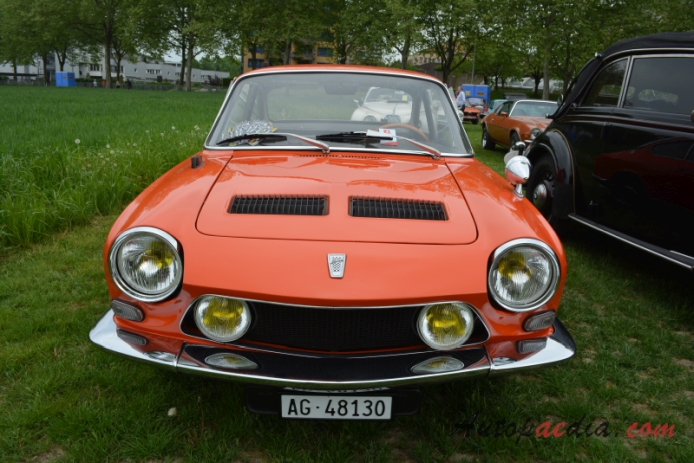 Simca 1200S Coupé 1967-1971 (1968 Simca 1200 S Bertone Coupé 2d), front view