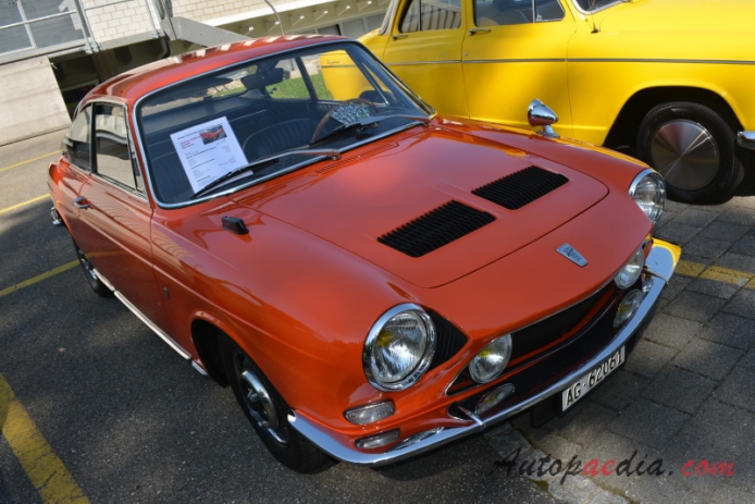 Simca 1200S Coupé 1967-1971 (1968 Simca 1200 S Bertone Coupé 2d), prawy przód