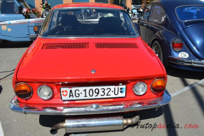 Simca 1200S Coupé 1967-1971 (Simca 1200 S Bertone Coupé 2d), rear view