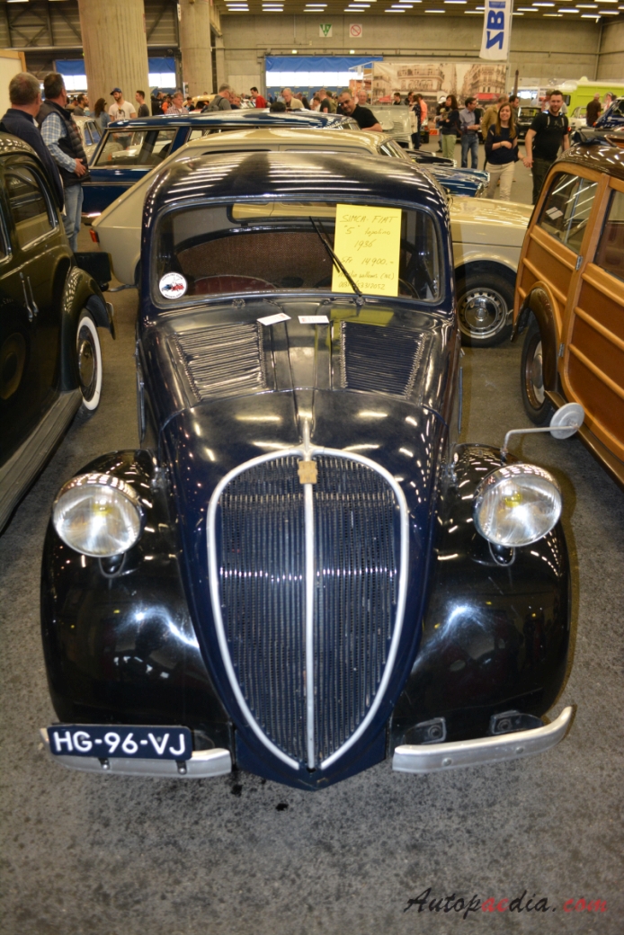 Simca 5 1936-1948 (1936 berlina 2d), przód