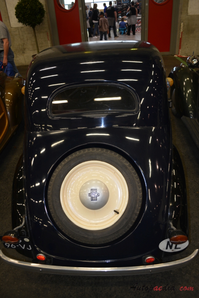 Simca 5 1936-1948 (1936 berlina 2d), tył