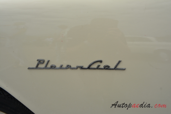 Simca Aronde 2nd generation 90A 1955-1958 (1957-1958 Simca Aronde 1300 Plein Ciel Hardtop Coupé 2d), side emblem 