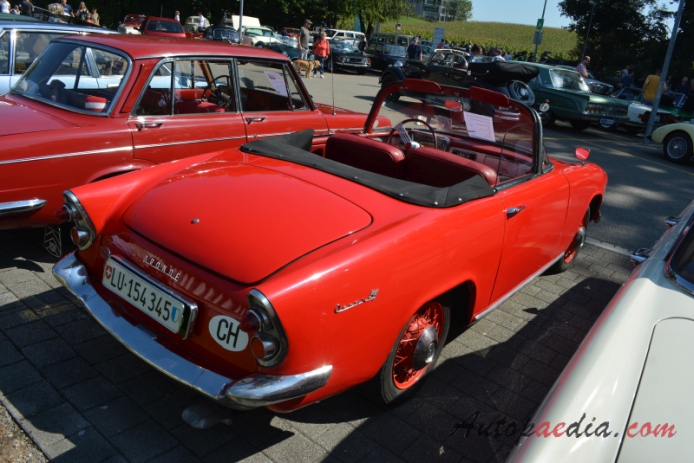 Simca Aronde 3. generacja P60 1958-1964 (1959 Simca Aronde Océane cabriolet 2d), prawy tył