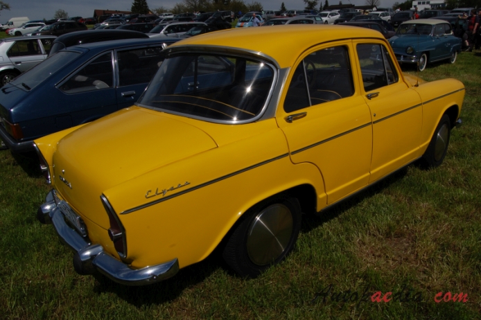 Simca Aronde 3. generacja P60 1958-1964 (1960 Elysée sedan 4d), prawy tył