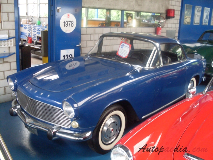 Simca Aronde 3. generacja P60 1958-1964 (1960 Plein Ciel Hardtop Coupé), lewy przód