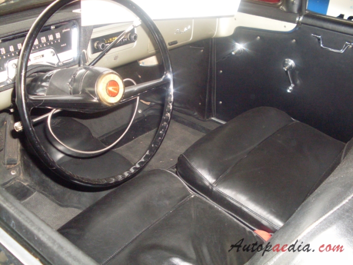 Simca Aronde 3. generacja P60 1958-1964 (1960 Plein Ciel Hardtop Coupé), wnętrze