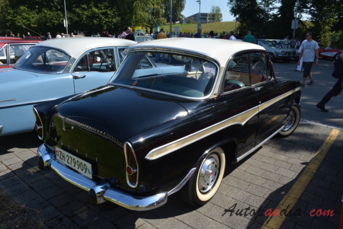 Simca Aronde 3. generacja P60 1958-1964 (1960 Simca Aronde Monaco hardtop 2d), prawy tył