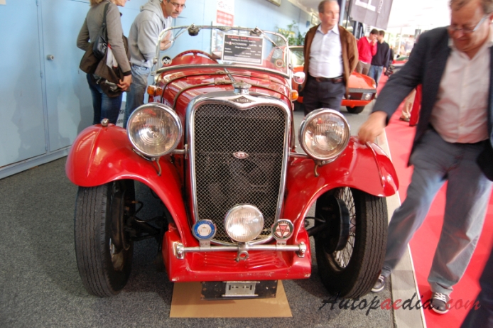 Singer Le Mans 1933-1936 (1935 roadster 2d), front view