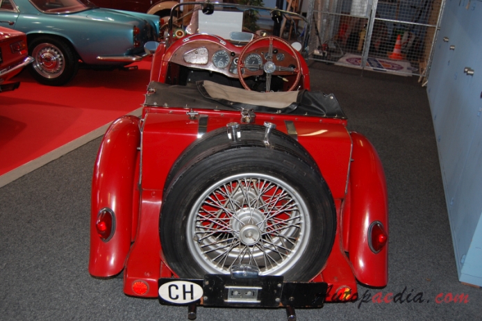 Singer Le Mans 1933-1936 (1935 roadster 2d), rear view