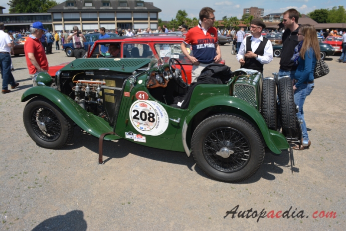 Singer Le Mans 1933-1936 (1936 1.5L roadster 2d), left side view