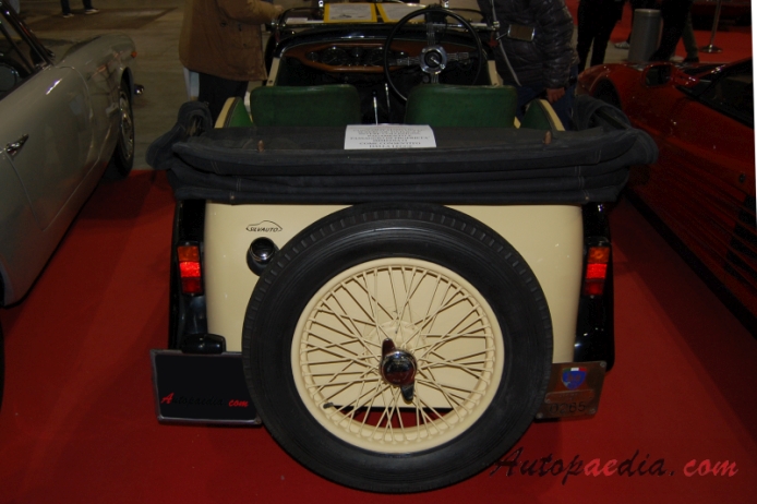 Singer Nine Sports 1933-1937 (1934 roadster 2d), rear view