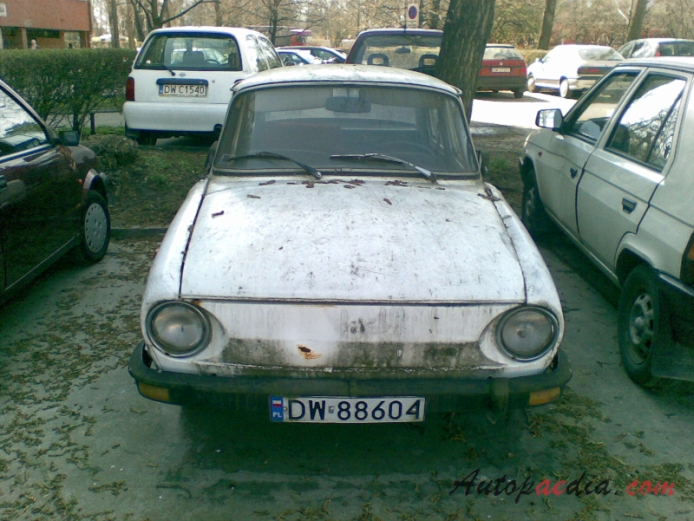 Skoda 100, 110 1969-1977 (sedan 4d), front view