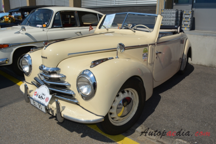 Skoda 1101 1946-1952 (1949 roadster 2d), lewy przód