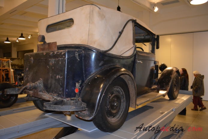 Skoda 422 1932-1932 (1931 Roadster 2d), prawy tył