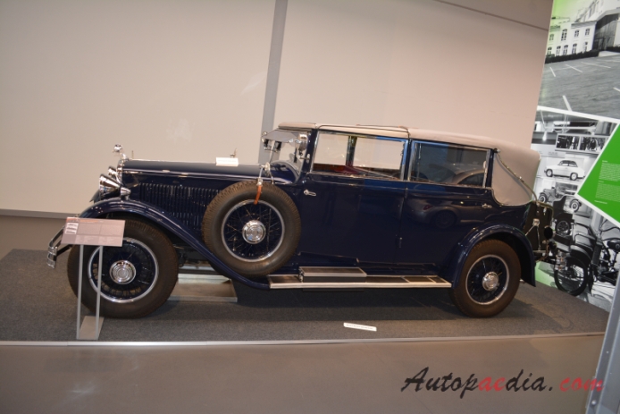 Skoda 860 1929-1932 (1932 convertible 4d), left side view