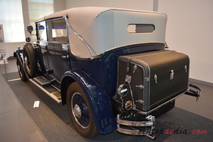 Skoda 860 1929-1932 (1932 convertible 4d), lewy tył