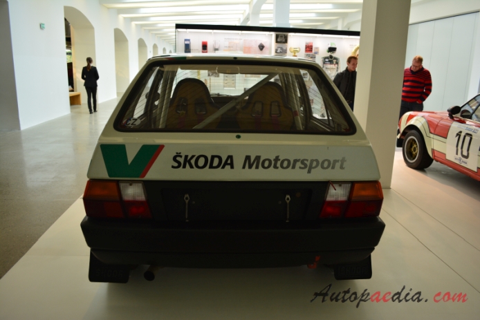 Skoda Favorit 1987-1995 (1993 136 L/A hatchback 5d), rear view