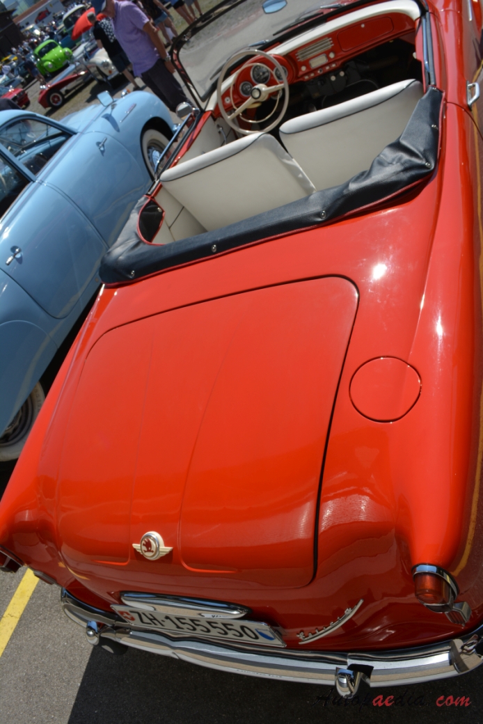 Skoda Felicia 1959-1964 (1959-1961 cabriolet 2d), rear view