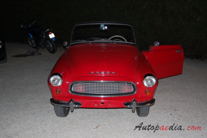 Skoda Felicia 1959-1964 (1961-1964 cabriolet 2d), front view