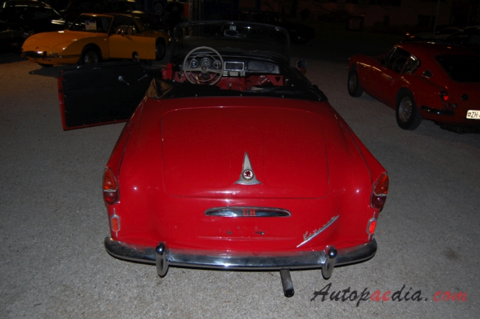 Skoda Felicia 1959-1964 (1961-1964 cabriolet 2d), tył
