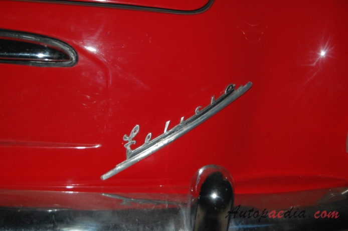Skoda Felicia 1959-1964 (1961-1964 cabriolet 2d), emblemat tył 