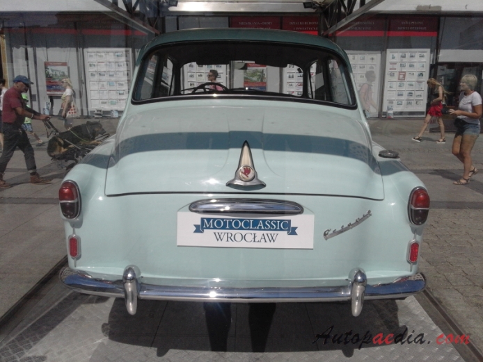 Skoda Octavia 1959-1971 (1959-1960 sedan 2d), rear view