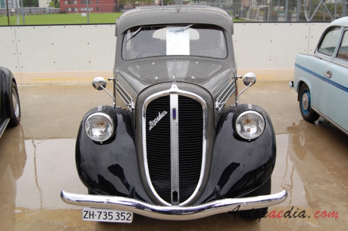 Skoda Popular 1934-1946 (1938 typ 912 OHV saloon 2d), przód