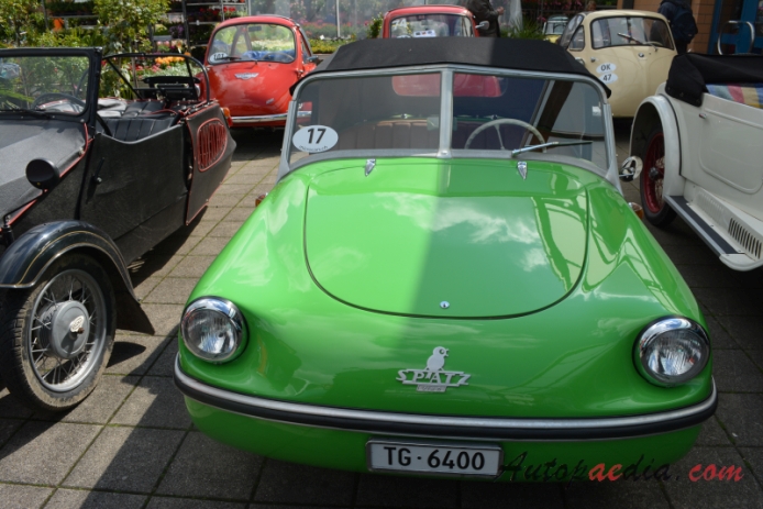 Spatz 200 1956-1957 (1956 roadster), front view