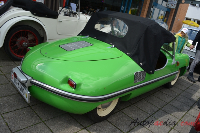 Spatz 200 1956-1957 (1956 roadster), right rear view