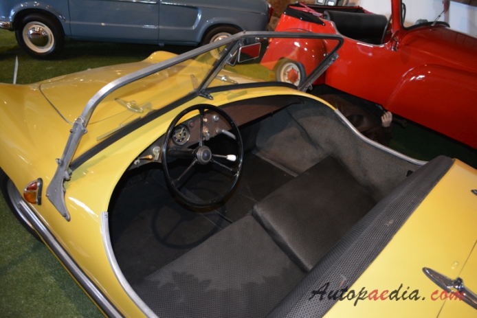 Spatz 200 1956-1957 (1956 roadster), wnętrze