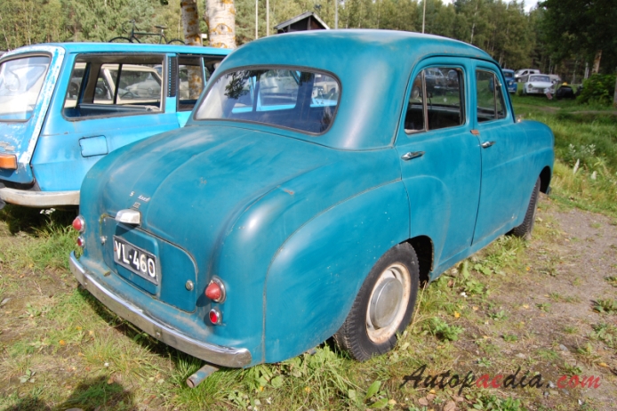 Standard Ten (10) 1954-1960 (1954 sedan 2d), right rear view