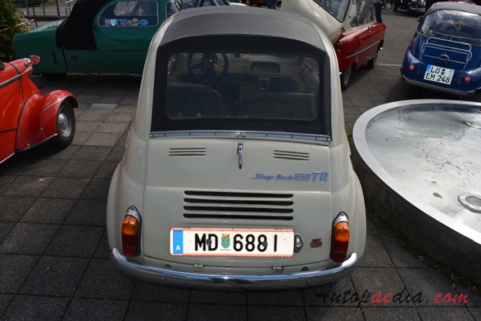 Steyr-Puch 500 1957-1973 (1962), tył