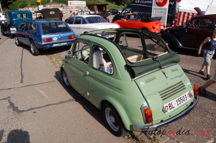 Steyr-Puch 500 1957-1973 (1962 650 T),  left rear view