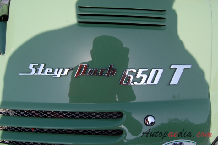 Steyr-Puch 500 1957-1973 (1962 650 T), emblemat tył 