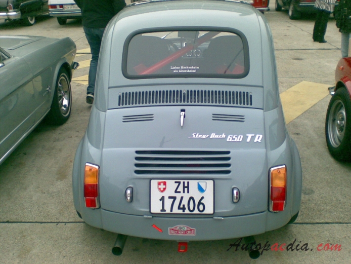 Steyr-Puch 500 1957-1973 (1967 650 TR2 Europa), rear view