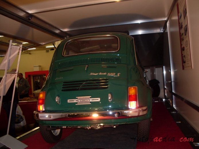 Steyr-Puch 500 1957-1973 (1971 500 S), rear view