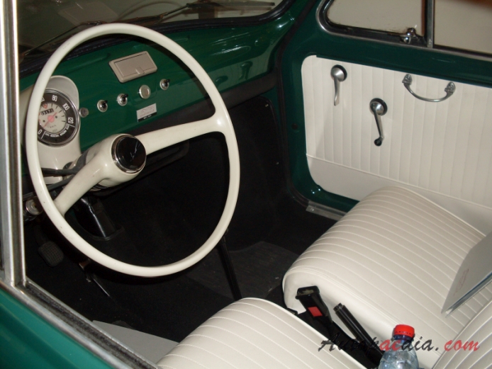 Steyr-Puch 500 1957-1973 (1971 500 S), wnętrze