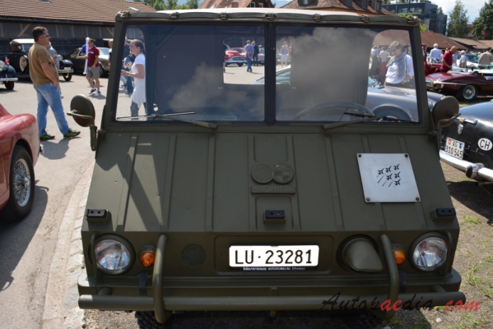 Steyr Puch Haflinger 1959-1974 (1962 Series 1 SWB pickup), front view