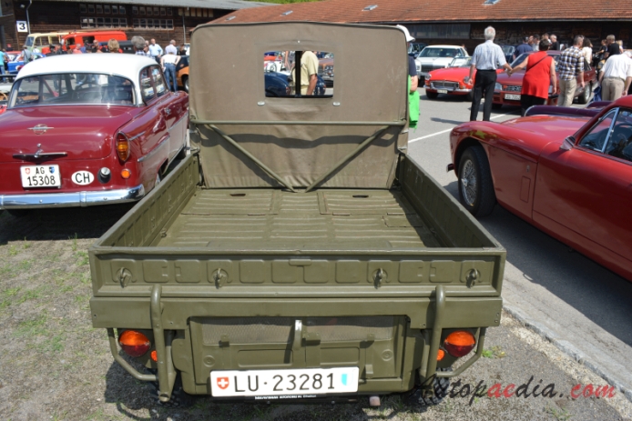 Steyr Puch Haflinger 1959-1974 (1962 Series 1 SWB pickup), tył