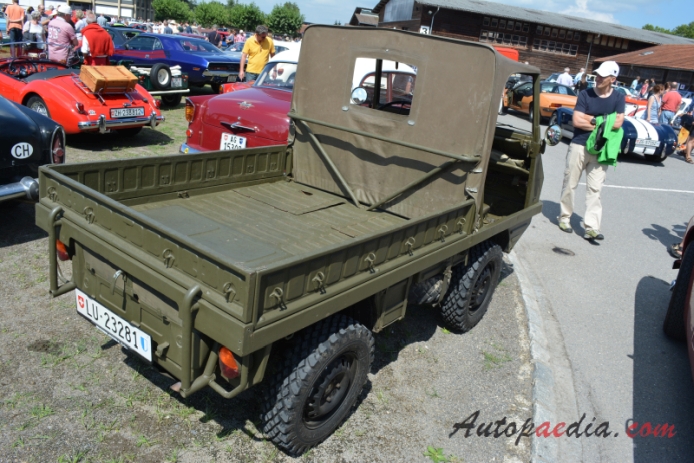 Steyr Puch Haflinger 1959-1974 (1962 Series 1 SWB pickup), right rear view