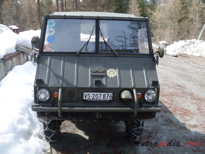 Steyr Puch Haflinger 1959-1974 (1967-1974 Series 2 SWB pickup), front view