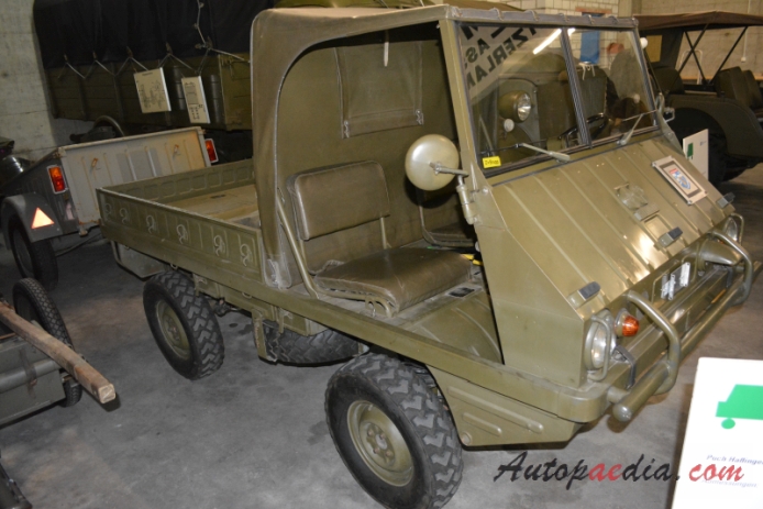 Steyr Puch Haflinger 1959-1974 (1971 SWB pickup), prawy przód