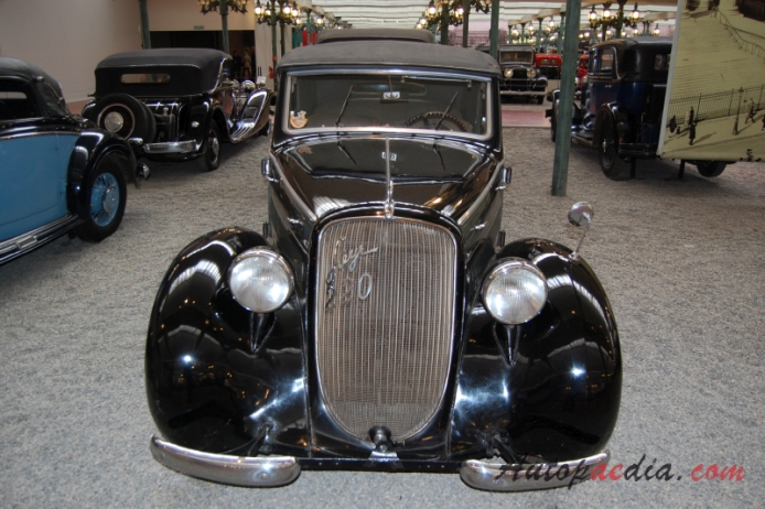 Steyr 220 1937-1941 (1938 cabriolet 2d), przód