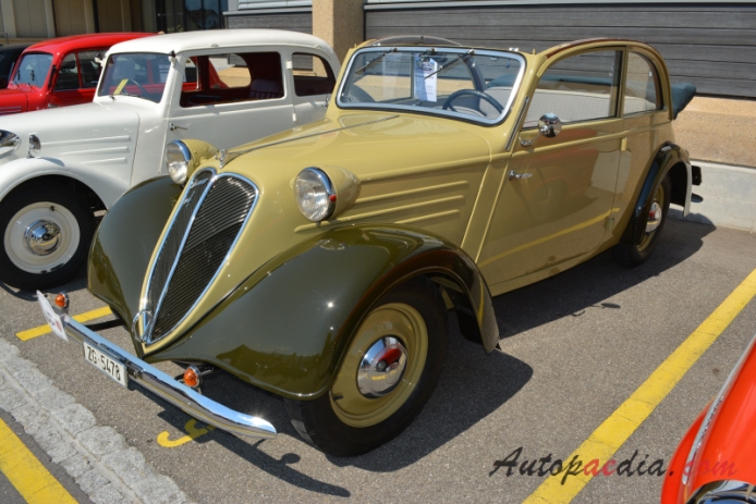 Stoewer Greif Junior 1935-1939 (1938 cabrio-limousine 2d), left front view