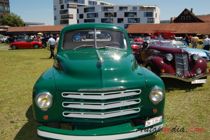 Studebaker 2R Series 1949-1953 (pickup 2d), front view