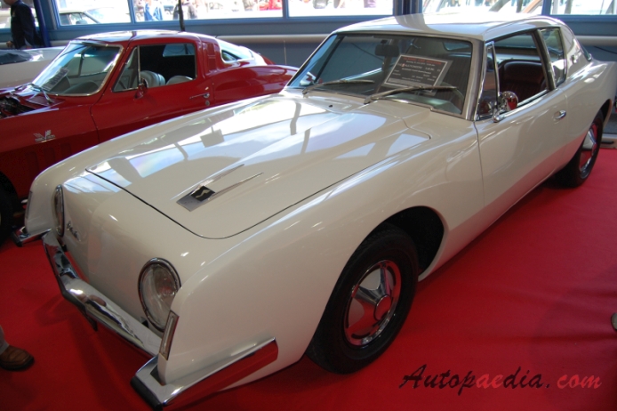 Studebaker Avanti 1962-1963 (1963 supercharger), left front view